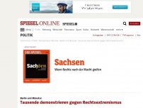 Bild zum Artikel: Berlin und Münster: Tausende demonstrieren gegen Rechtsextremismus