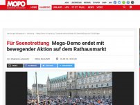 Bild zum Artikel: Demo für Seenotrettung: Ticker: Veranstalter sprechen von 16.400 Teilnehmern!