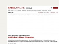 Bild zum Artikel: Wegen Unterstützung für Konzert in Chemnitz: CDU-Spitze kritisiert Steinmeier