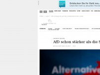 Bild zum Artikel: AfD verdrängt SPD auf Platz drei