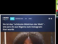 Bild zum Artikel: Sie ist das 'schönste Mädchen der Welt' - wie Jare (5) aus Nigeria zum Instagram-Star wurde