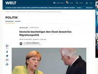 Bild zum Artikel: Deutsche bescheinigen dem Staat desaströse Migrationspolitik