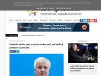 Bild zum Artikel: Seehofer ratlos, was er noch machen soll, um endlich gefeuert zu werden