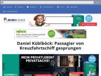 Bild zum Artikel: Daniel Küblböck: Passagier von Kreuzfahrtschiff gesprungen