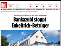 Bild zum Artikel: Seniorin hatte Geld abgehoben - Bankazubi stoppt Enkeltrick-Betrüger