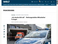 Bild zum Artikel: „Ich steche dich ab“ - Rettungsstellen-Mitarbeiter in Angst