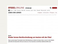 Bild zum Artikel: Studie: Kinder lernen Rechtschreibung am besten mit der 'Fibel'