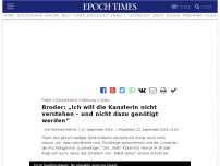 Bild zum Artikel: Broder: „Ich will die Kanzlerin nicht verstehen – und nicht dazu genötigt werden“