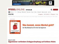 Bild zum Artikel: Besuch in Köln: Eigentümer verhindern Erdogan-Empfang auf Schloss Wahn