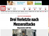 Bild zum Artikel: Bluttat in Ravensburg - Drei Verletzte nach Messerattacke