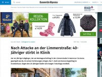 Bild zum Artikel: 40-Jähriger im Krankenhaus gestorben