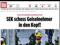 Bild zum Artikel: bleibende Schäden? - SEK schoss Geiselnehmer in den Kopf!