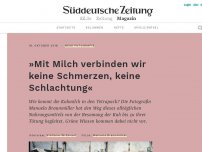 Bild zum Artikel: »Mit Milch verbinden wir keine Schmerzen, keine Schlachtung«