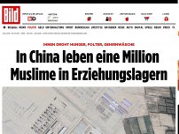 Bild zum Artikel: Folter, Hunger, Gehirnwäsche - China: eine Mio. Muslime in Erziehungslagern