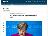 Bild zum Artikel: Friedrich Merz will für den CDU-Vorsitz kandidieren