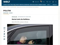 Bild zum Artikel: Merkel gibt CDU-Vorsitz auf und will am Ende der Legislatur Kanzleramt abgeben