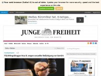 Bild zum Artikel: Flüchtlingsblogger Aras B. wegen sexueller Belästigung vor Gericht