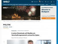 Bild zum Artikel: In seiner Brandrede soll Maaßen ein Verschwörungsszenario entworfen haben