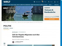 Bild zum Artikel: Zahl der illegalen Migranten noch über Vorkrisenniveau