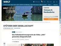 Bild zum Artikel: Das Selbstbestimmungsrecht der früher „Volk“ genannten Zielgesellschaft