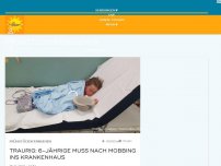 Bild zum Artikel: Traurig: 6-Jährige muss nach Mobbing ins Krankenhaus