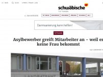 Bild zum Artikel: Asylbewerber greift Mitarbeiter an - weil er keine Frau bekommt