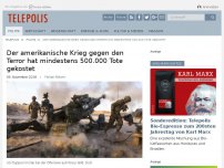 Bild zum Artikel: Der amerikanische Krieg gegen den Terror hat mindestens 500.000 Tote gekostet