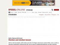 Bild zum Artikel: Spahns Organspende-Konzept: Sterben und sterben lassen