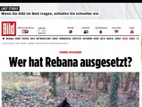 Bild zum Artikel: Ohne Wasser - Wer hat Rebana ausgesetzt?