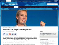 Bild zum Artikel: Verdacht auf illegale Parteispenden bei der AfD