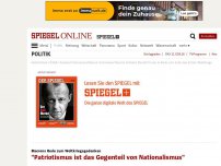 Bild zum Artikel: Macrons Rede zum Weltkriegsgedenken: 'Patriotismus ist das Gegenteil von Nationalismus'