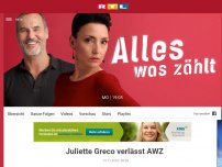 Bild zum Artikel: Zweifach-Mama Juliette Greco verlässt AWZ