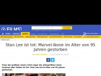 Bild zum Artikel: Stan Lee ist tot: Marvel-Ikone im Alter von 95 Jahren gestorben