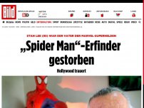 Bild zum Artikel: Stan Lee war der Kopf von Marvel - Spider-Man-Erfinder gestorben