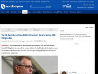 Bild zum Artikel: Verdi-Bezirksverband Mittelfranken duldet keine AfD-Mitglieder