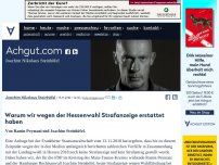 Bild zum Artikel: Warum wir wegen der Hessenwahl Strafanzeige erstattet haben