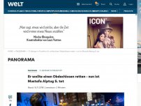 Bild zum Artikel: Er wollte einen Obdachlosen retten - nun ist Mustafa Alptug S. tot