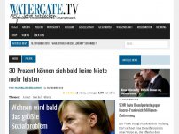 Bild zum Artikel: 30 Prozent können sich bald keine Miete mehr leisten