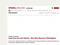 Bild zum Artikel: Proteste in Frankreich: Zwei Euro pro Liter Benzin - Wut über Macrons C02-Abgabe