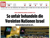 Bild zum Artikel: 9 Verurteilungen an einem Tag! - So unfair behandeln die Vereinten Nationen Israel