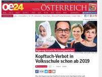 Bild zum Artikel: Kopftuch-Verbot in Volksschule schon ab 2019