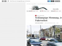 Bild zum Artikel: Schlampige Messung, irres Fahrverbot