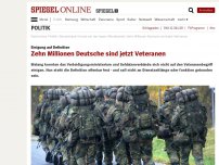 Bild zum Artikel: Einigung auf Definition: Zehn Millionen Deutsche sind jetzt Veteranen