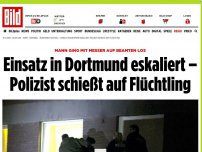 Bild zum Artikel: Messerangriff auf Beamte - Polizist schießt Flüchtling nieder