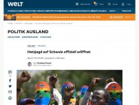 Bild zum Artikel: Hetzjagd auf Schwule offiziell eröffnet