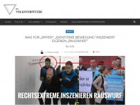 Bild zum Artikel: Was für „Opfer“: „Identitäre Bewegung“ inszeniert eigenen „Rauswurf“