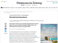 Bild zum Artikel: Meinung am Mittag: Haushaltsdebatte: Die befreite Kanzlerin