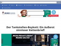 Bild zum Artikel: Der Tankstellen-Boykott: Ein äußerst sinnloser Kettenbrief!