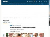 Bild zum Artikel: Der Migrationspakt ist eine Einladung an alle