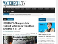 Bild zum Artikel: UNGLAUBLICH: Steuerproteste in Frankreich weiten sich zur Schlacht aus – Bürgerkrieg in der EU?